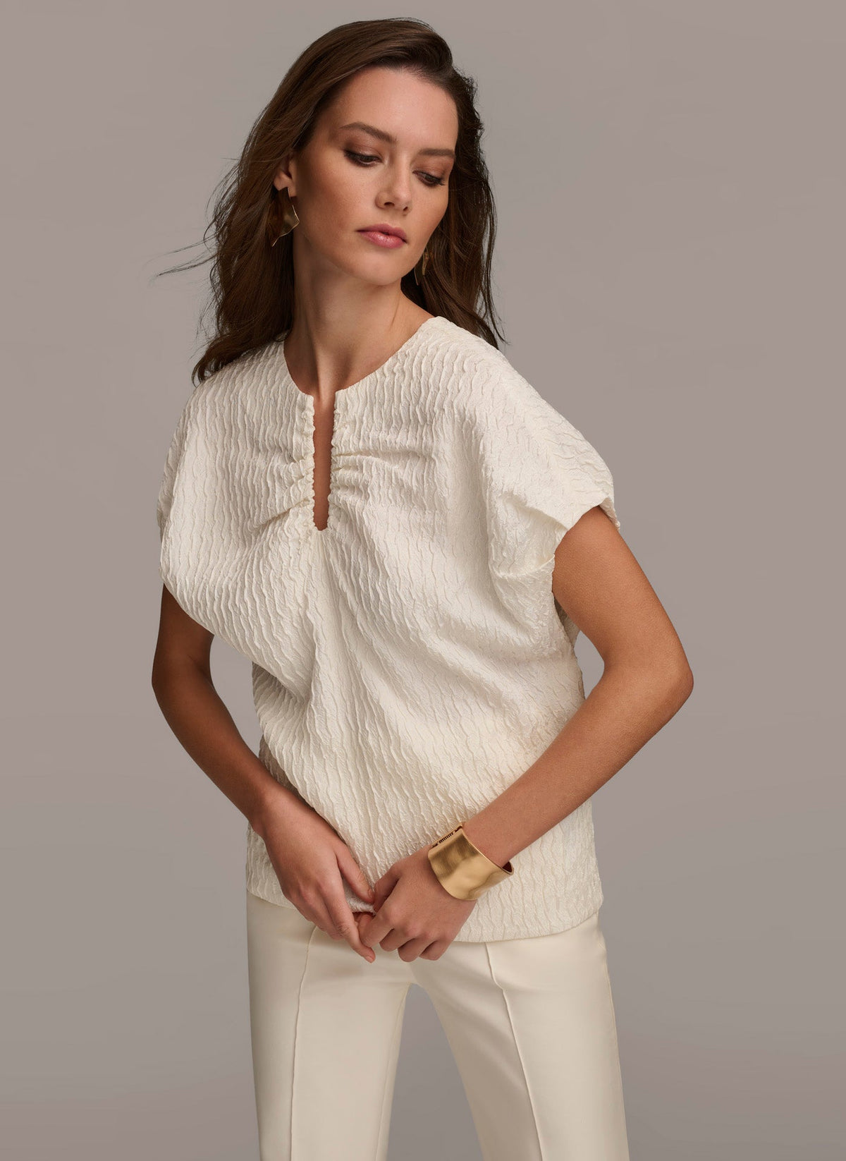 OVERSIZED BLOUSE - Cream