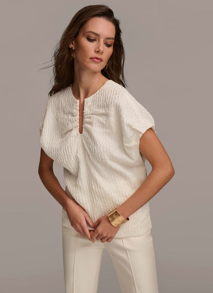 OVERSIZED BLOUSE - Cream