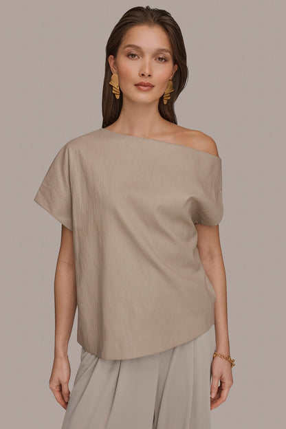 ASYMMETRIC ANGLE HEM TOP - Turin