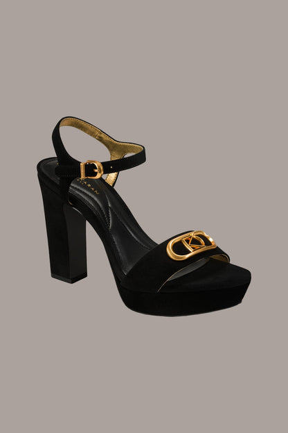 SHEPARD PLATFORM SANDAL - Black