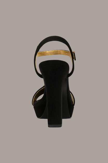 SHEPARD PLATFORM SANDAL - Black