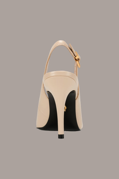 SADRINA II SLINGBACK PUMP - NUDE