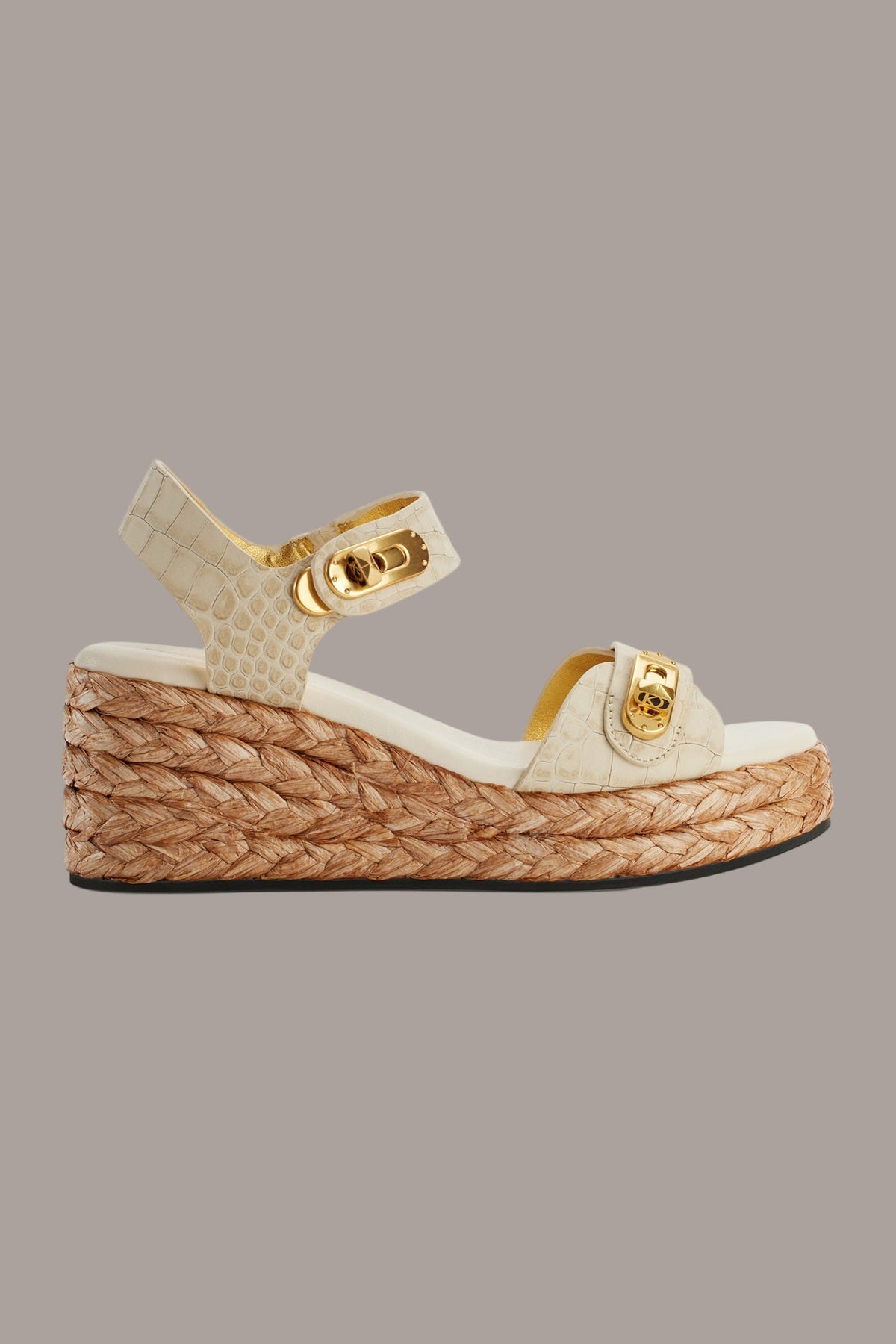 CEBRINA SLING WEDGE ESPADRILLE - IVORY