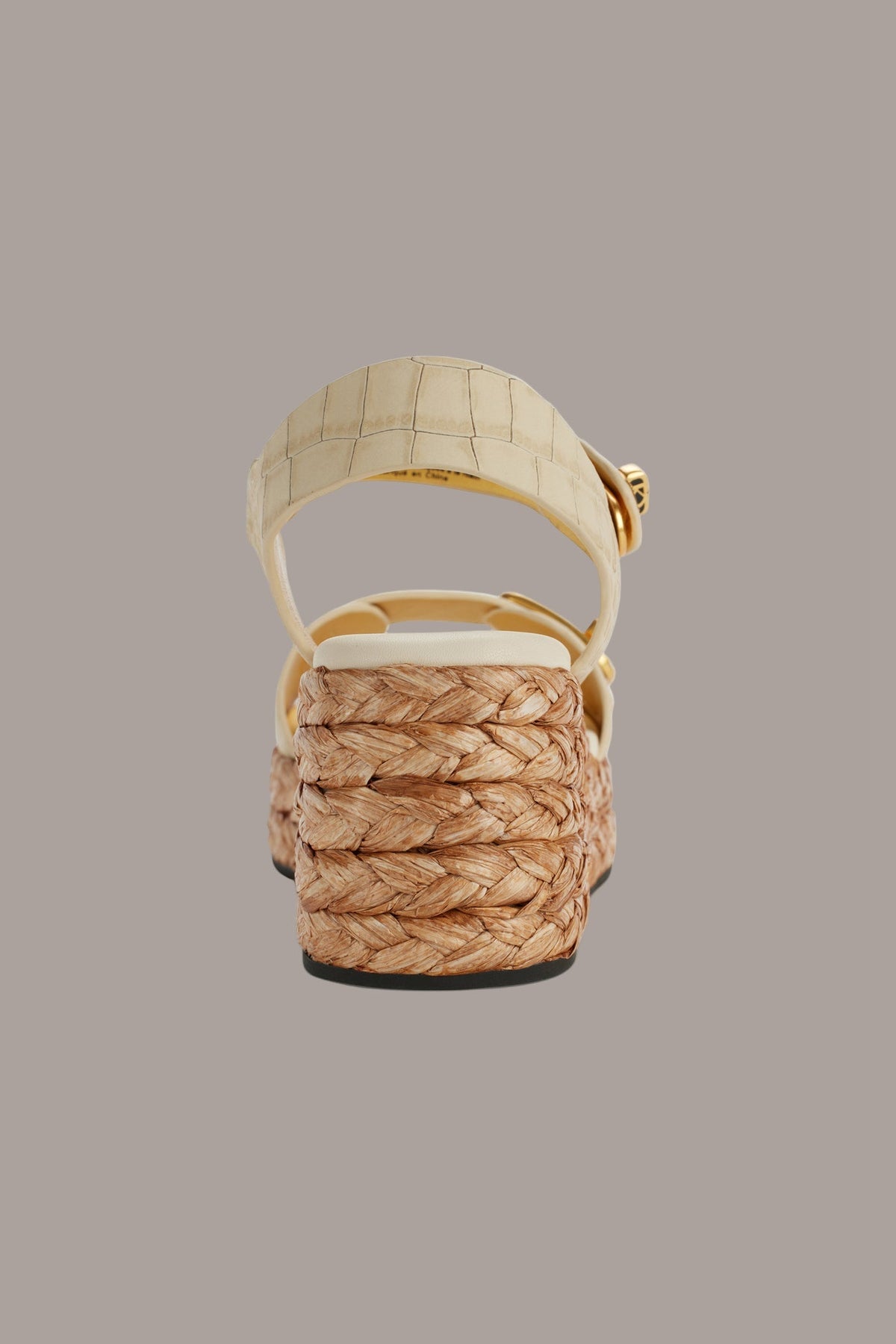 CEBRINA SLING WEDGE ESPADRILLE - IVORY