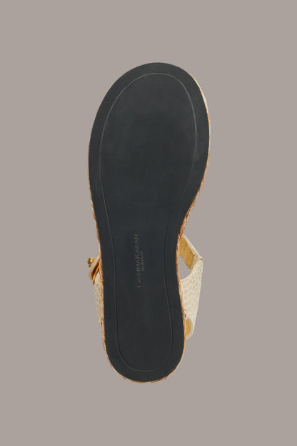 CEBRINA SLING WEDGE ESPADRILLE - IVORY