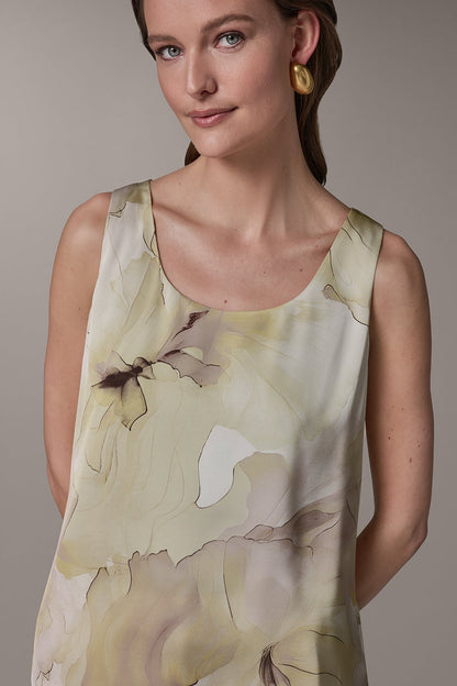 SLEEVELESS FLORAL CAMI - Citrus Multi