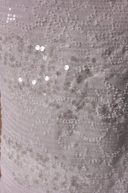 SEQUIN BLOUSE - Cream
