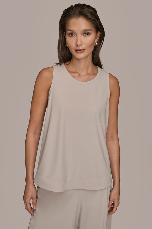 THE MODERN TRAVEL SLEEVELESS SWING TANK - VAPOR