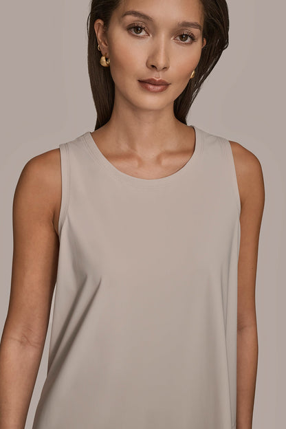 THE MODERN TRAVEL SLEEVELESS SWING TANK - VAPOR