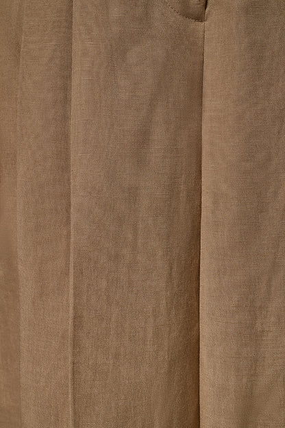 EXTRA HIGH-RISE WIDE-LEG CULOTTE - Fawn