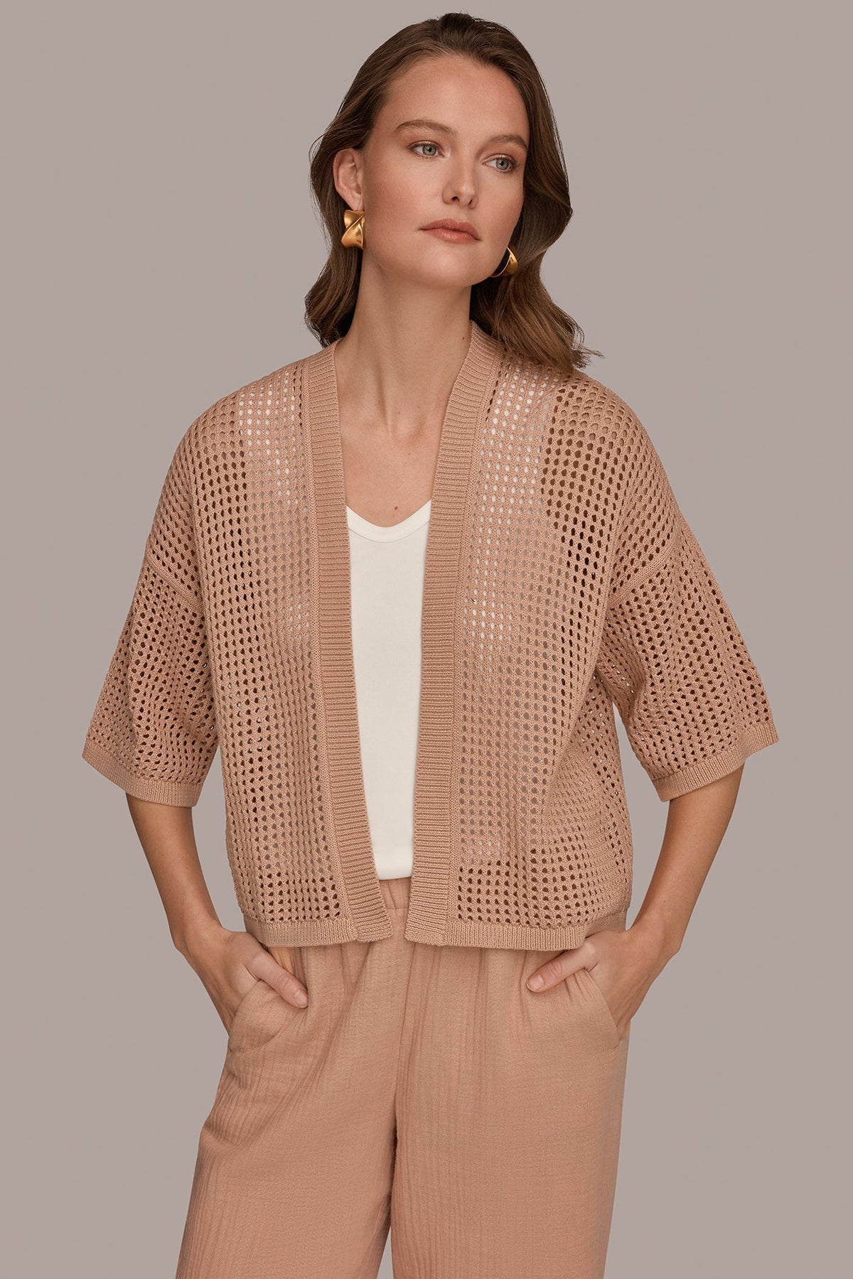 OPEN STITCH CARDIGAN - Umbria