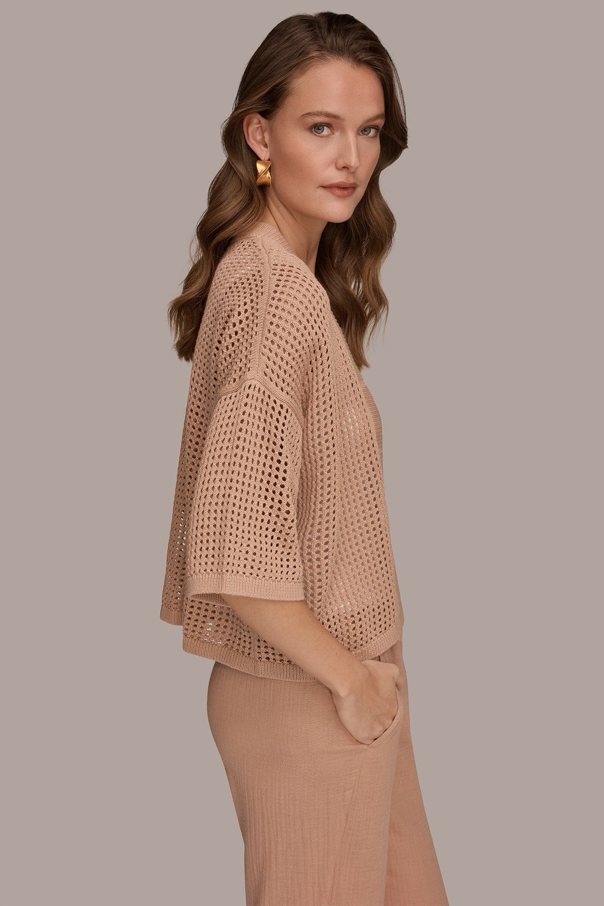 OPEN STITCH CARDIGAN - Umbria