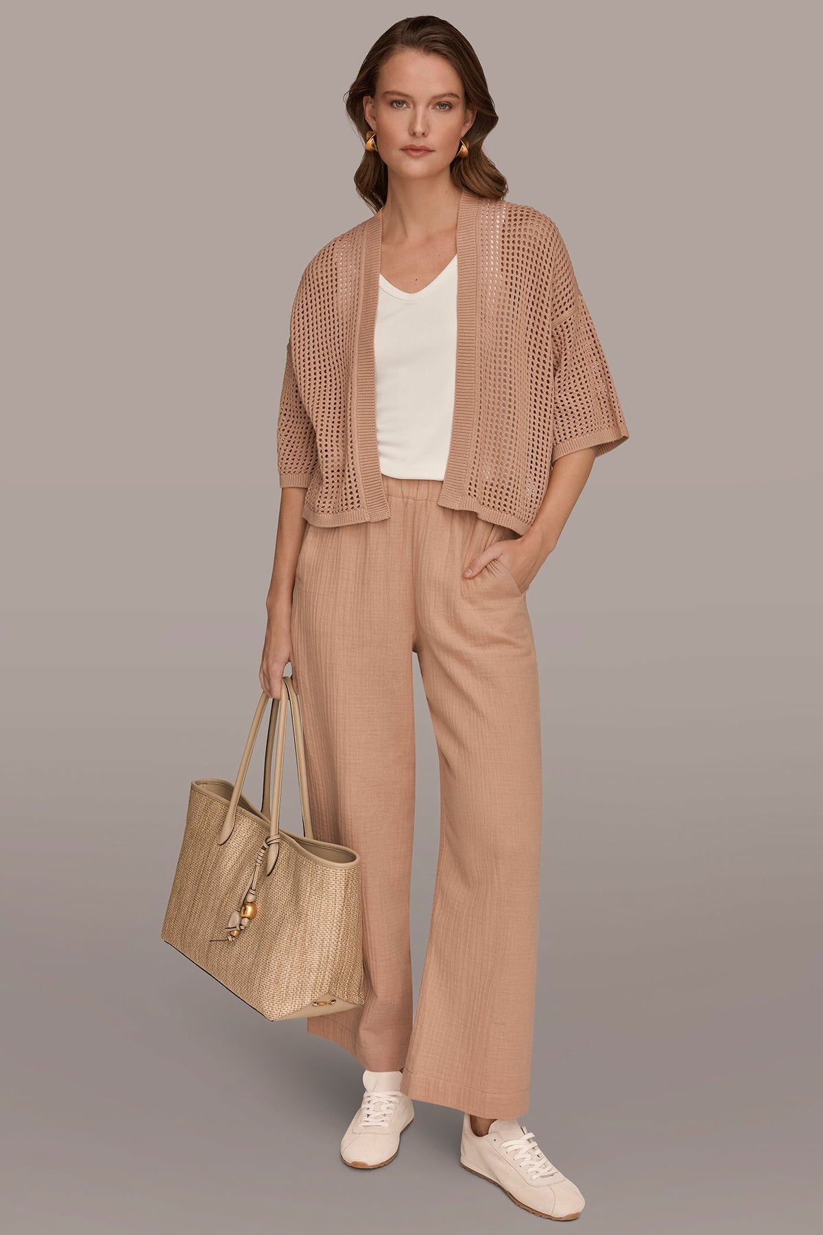 OPEN STITCH CARDIGAN - Umbria