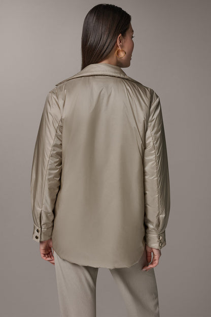 LONG SLEEVE SHIRT JACKET - Sandstone