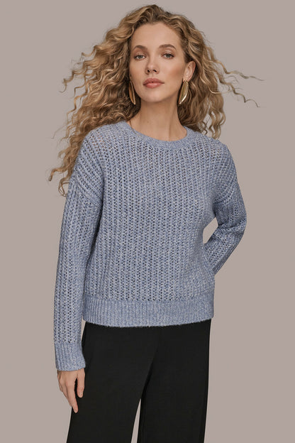 OPEN-STITCH SWEATER - TEMPEST