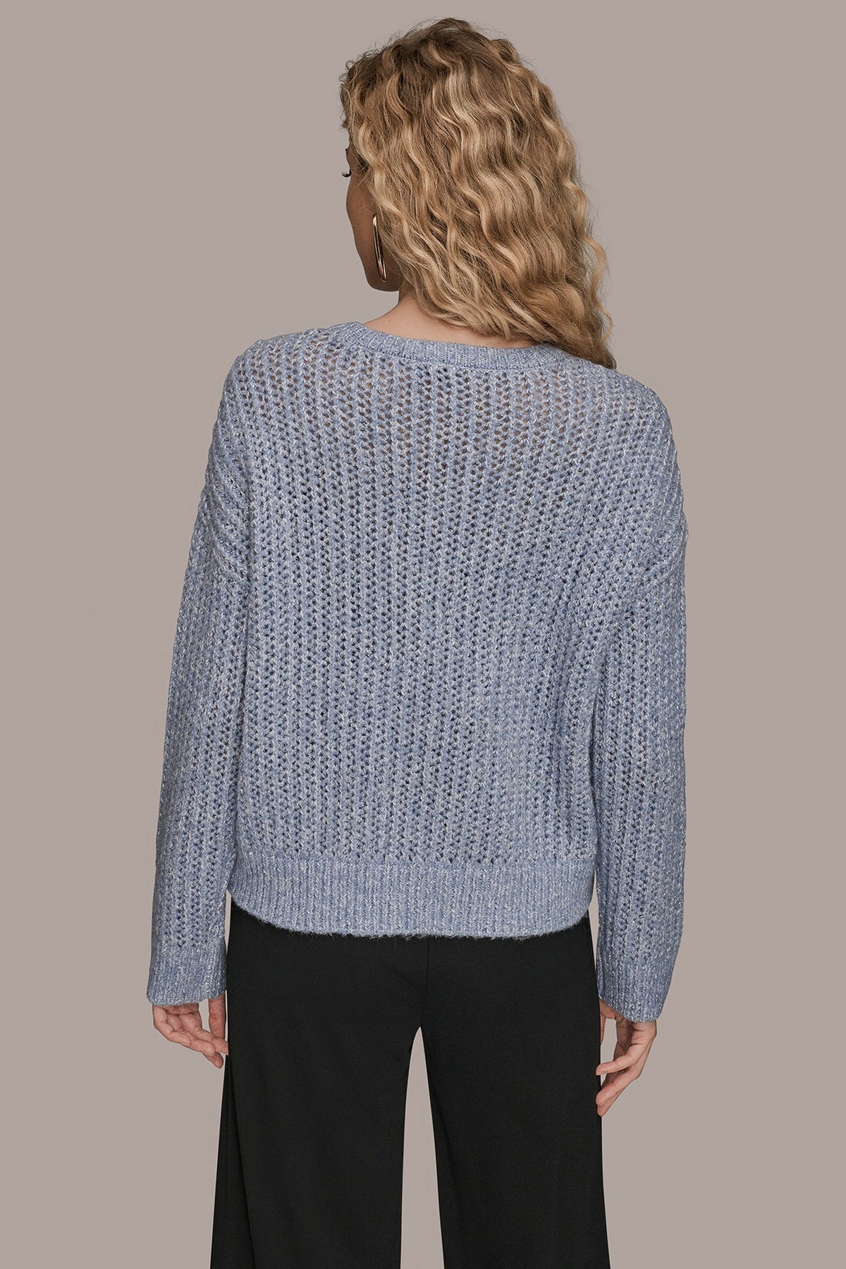 OPEN-STITCH SWEATER - TEMPEST