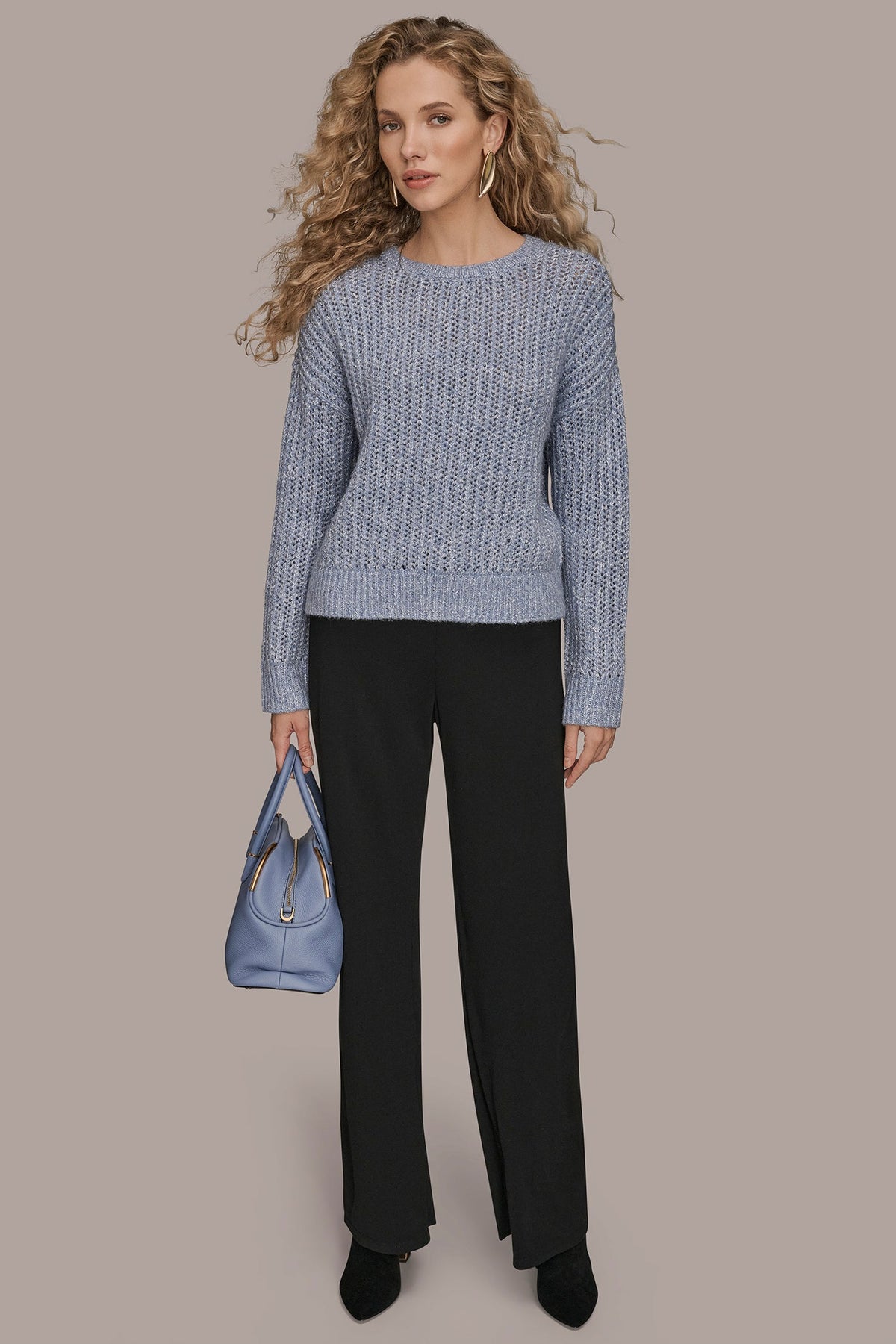 OPEN-STITCH SWEATER - TEMPEST