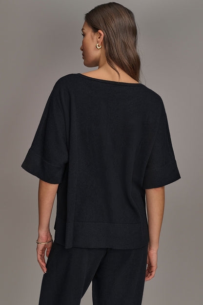 CASHMERE TOP - Black