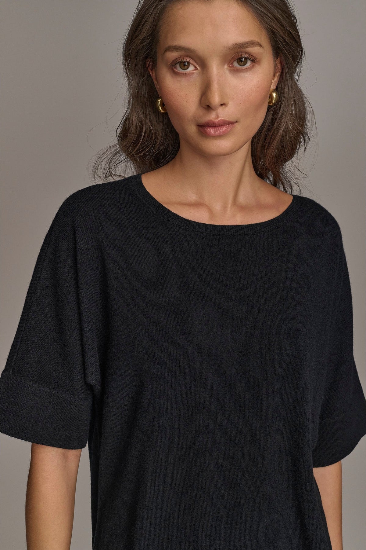 CASHMERE TOP - Black