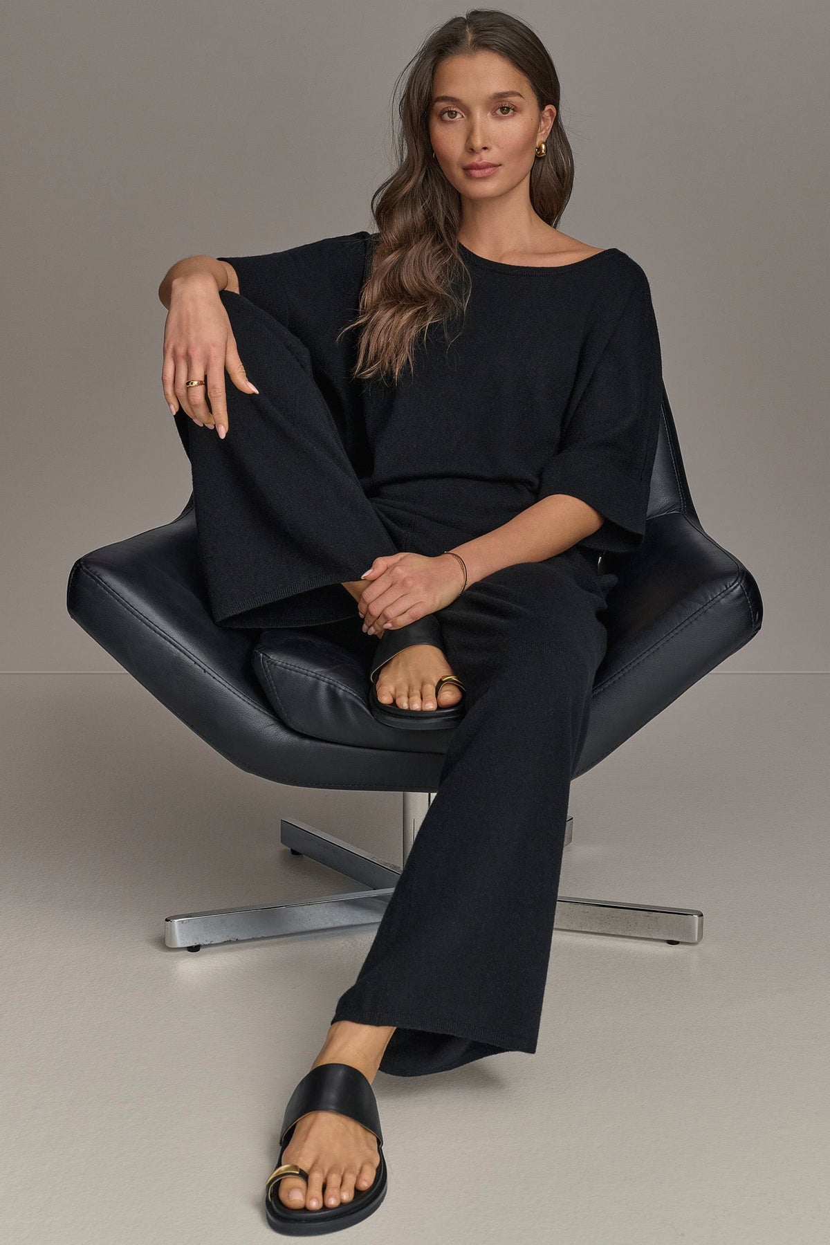 CASHMERE TOP - Black