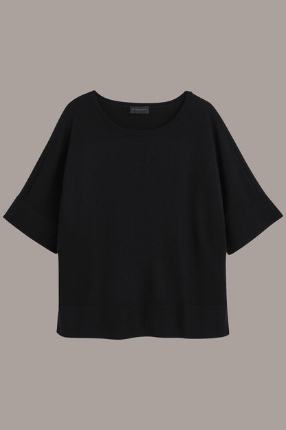 CASHMERE TOP - Black