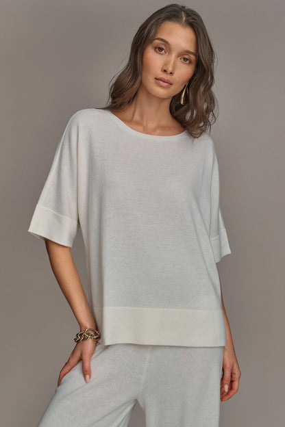 CASHMERE TOP - CREAM