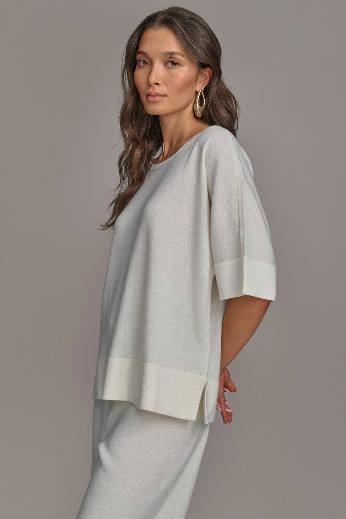 CASHMERE TOP - CREAM