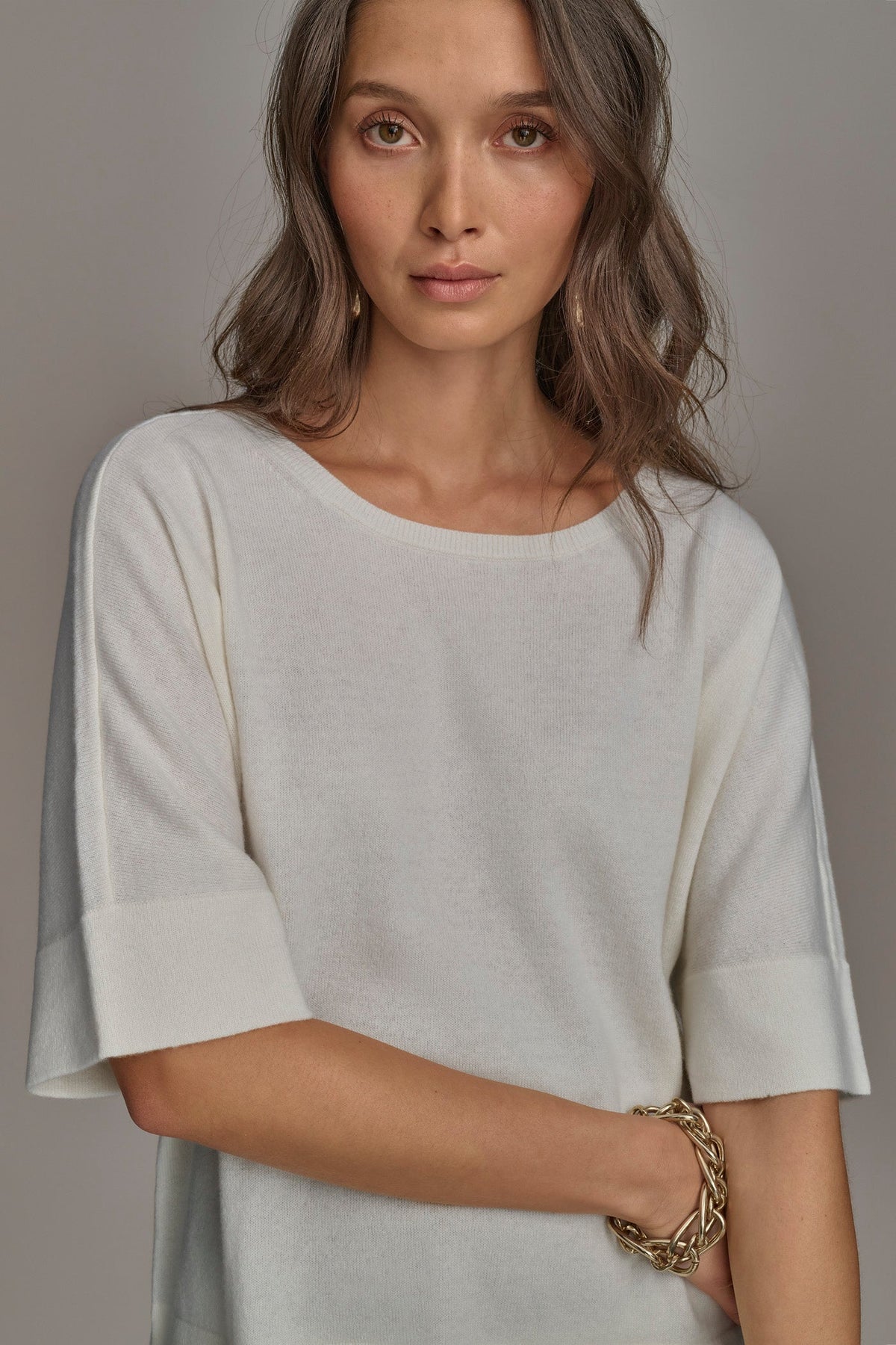 CASHMERE TOP - CREAM