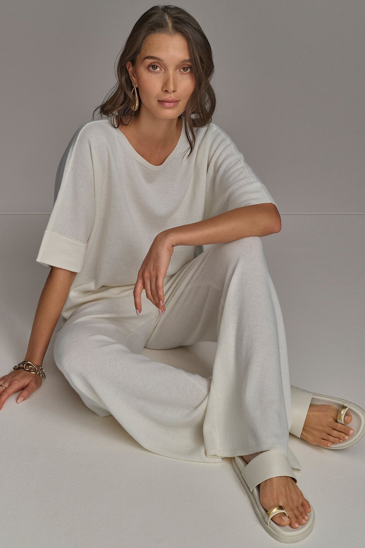 CASHMERE TOP - CREAM