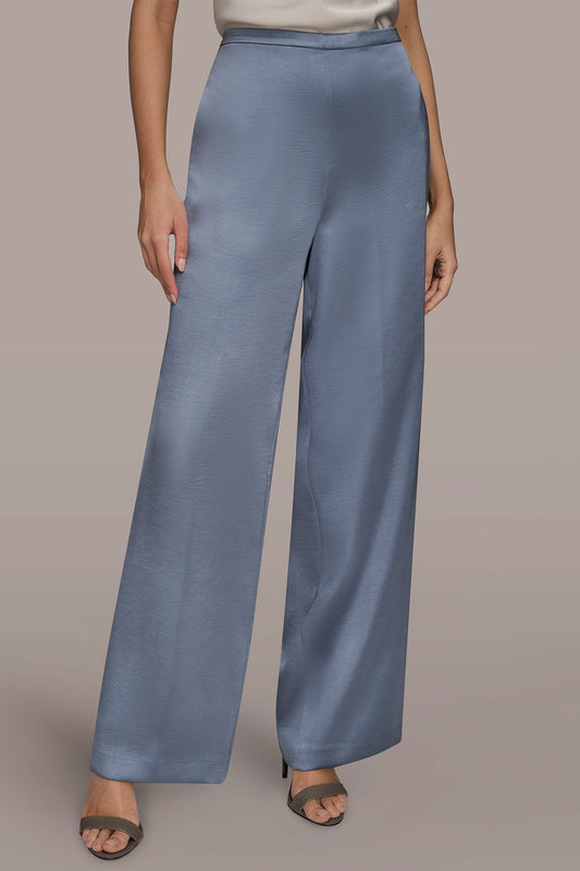 EXTRA HIGH-RISE SATIN PULL-ON PANT - TEMPEST