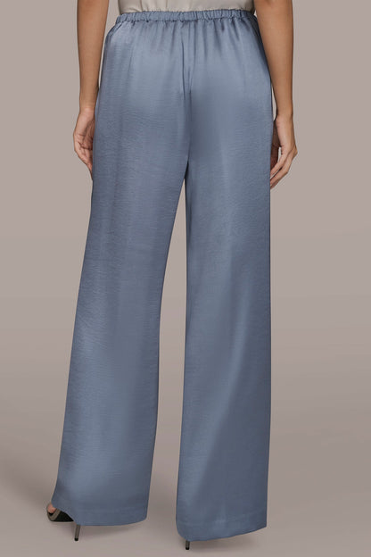 EXTRA HIGH-RISE SATIN PULL-ON PANT - TEMPEST