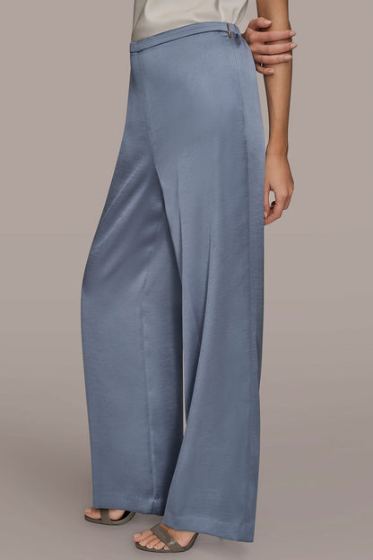EXTRA HIGH-RISE SATIN PULL-ON PANT - TEMPEST