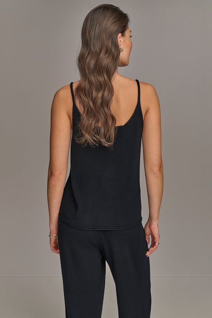 CASHMERE SHELL - Black