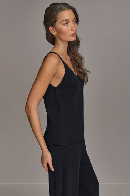 CASHMERE SHELL - Black