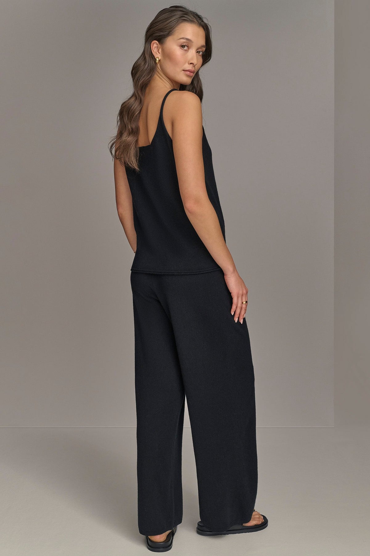 CASHMERE SHELL - Black