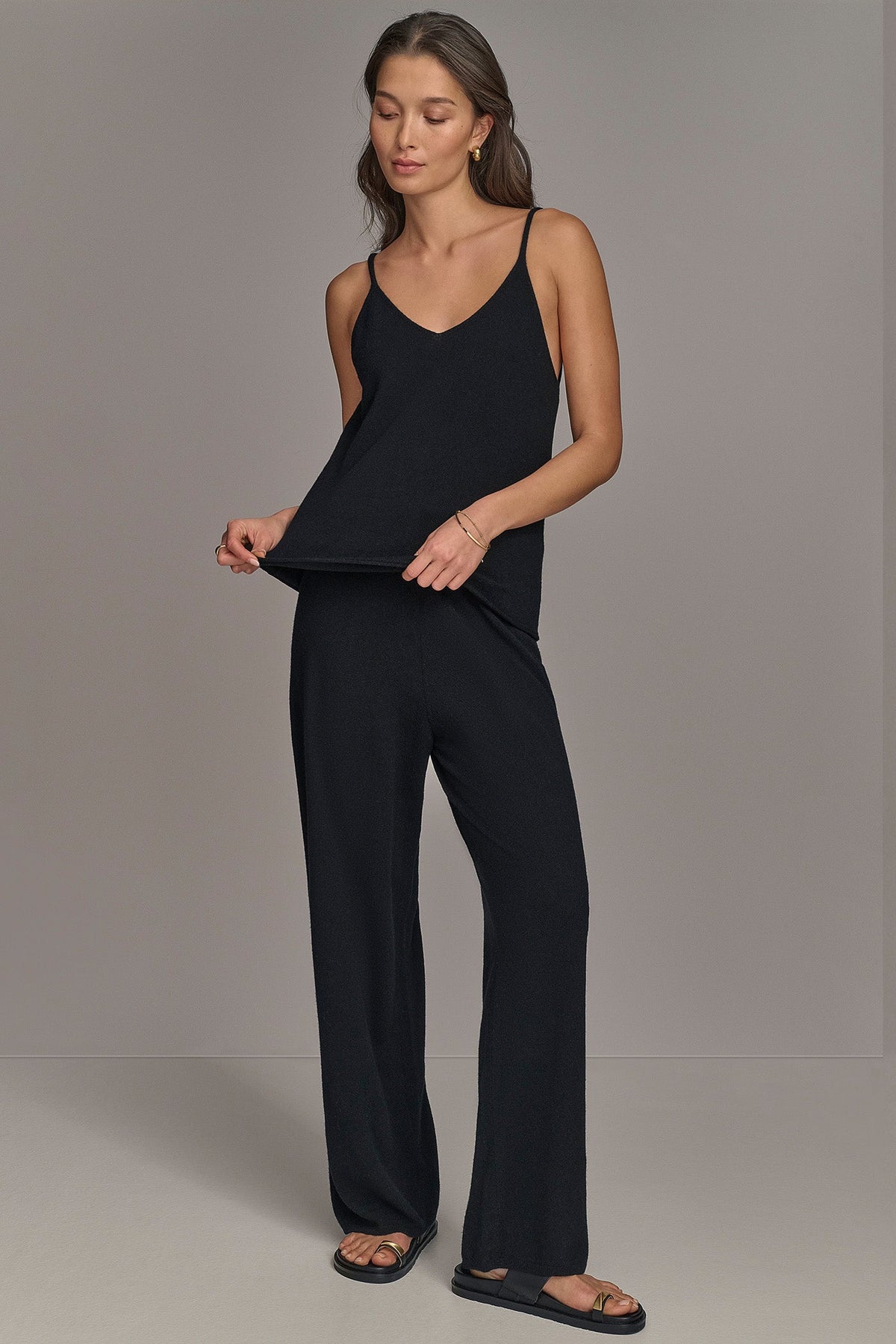 CASHMERE SHELL - Black