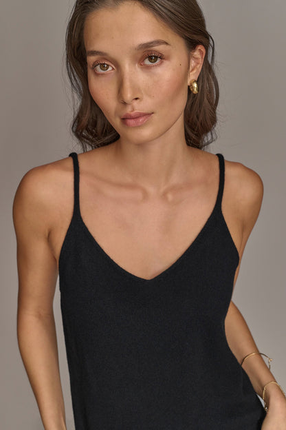 CASHMERE SHELL - Black