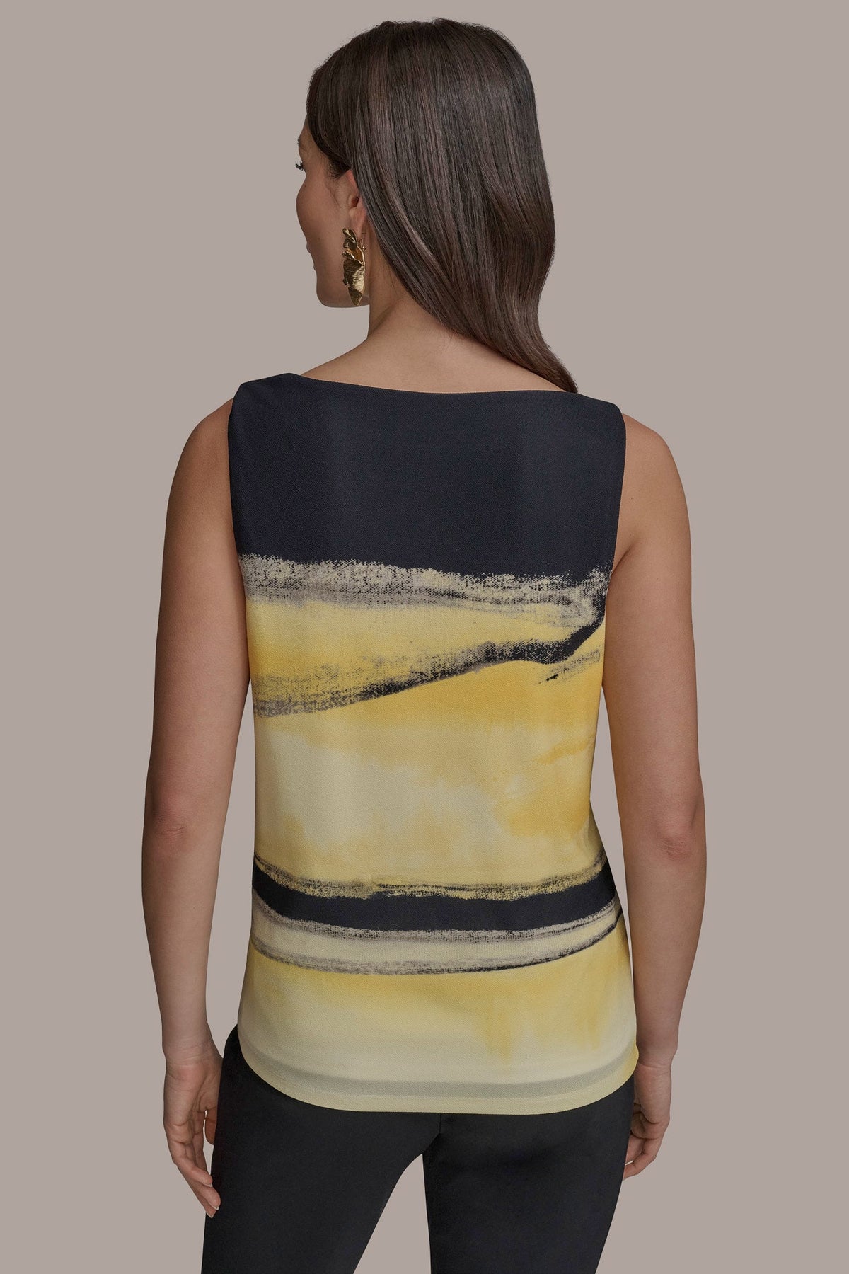 PART SLEEVELESS WITH U-HARDWARE NECK - LIMONCELLO MULTI