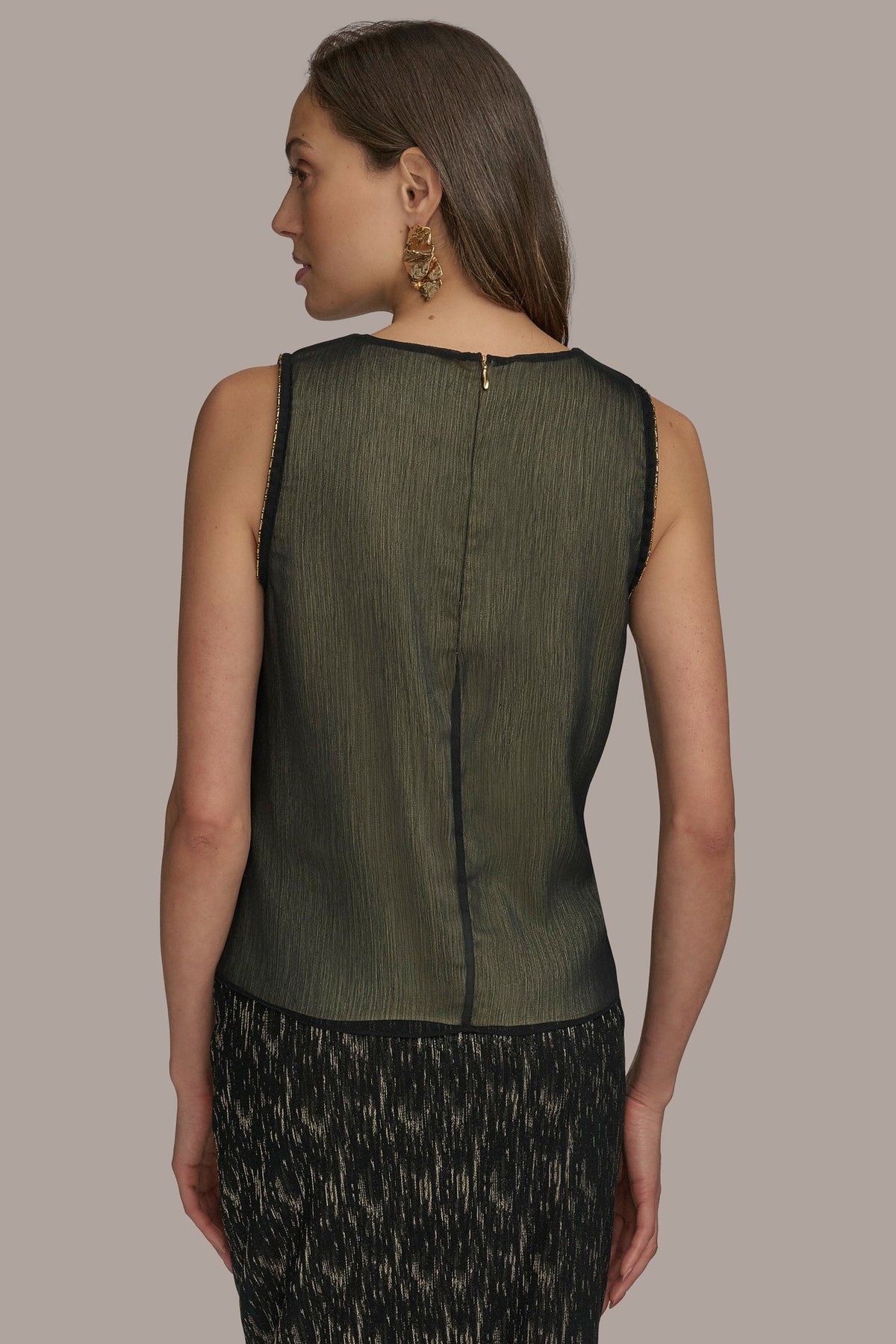 TWO LAYER TOP - Black
