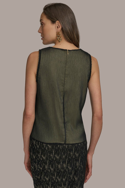 TWO LAYER TOP - Black