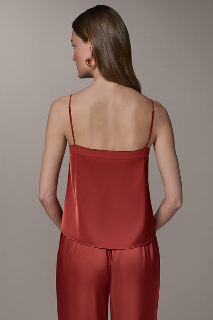 SLEEVELESS V-NECK CAMI - Sunbaked