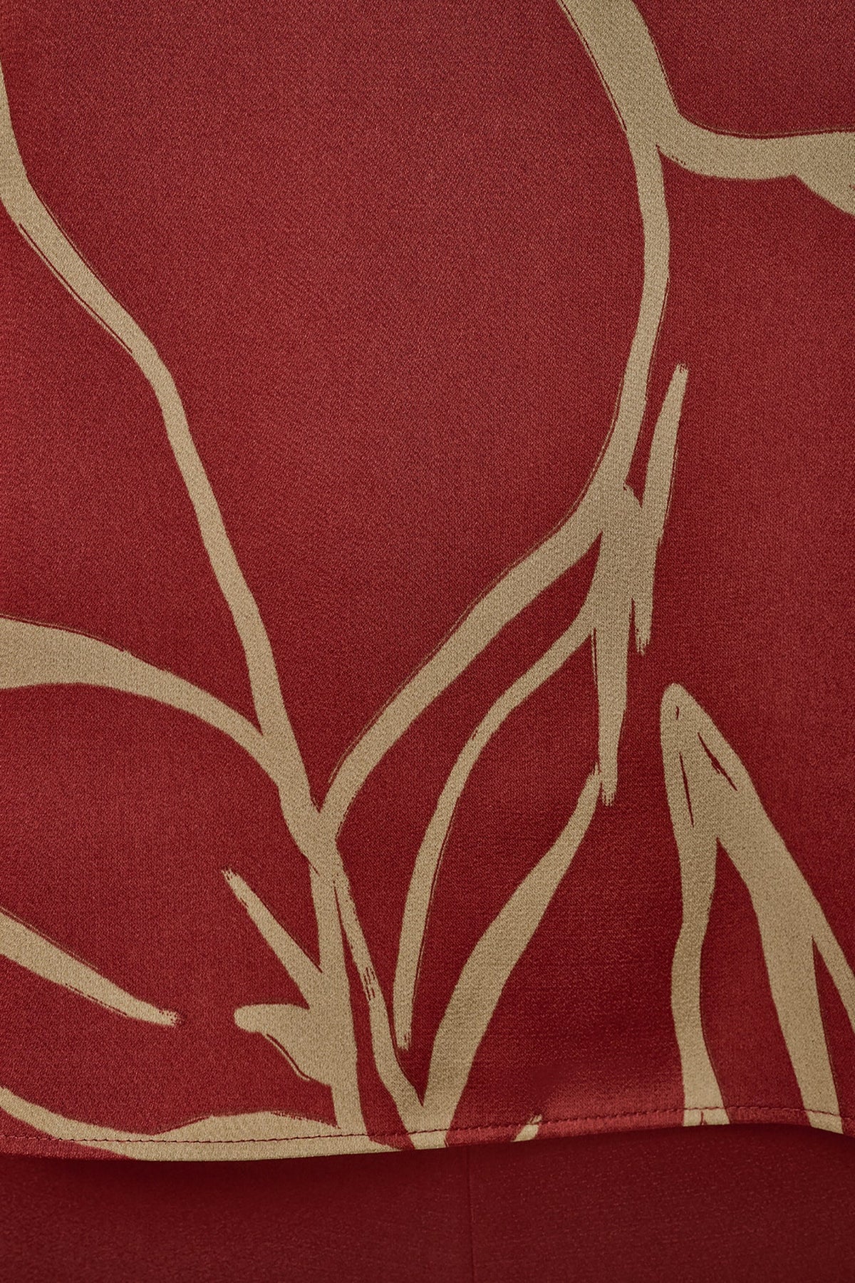 SLEEVELESS V-NECK PRINT CAMI - Sunbaked/Fawn