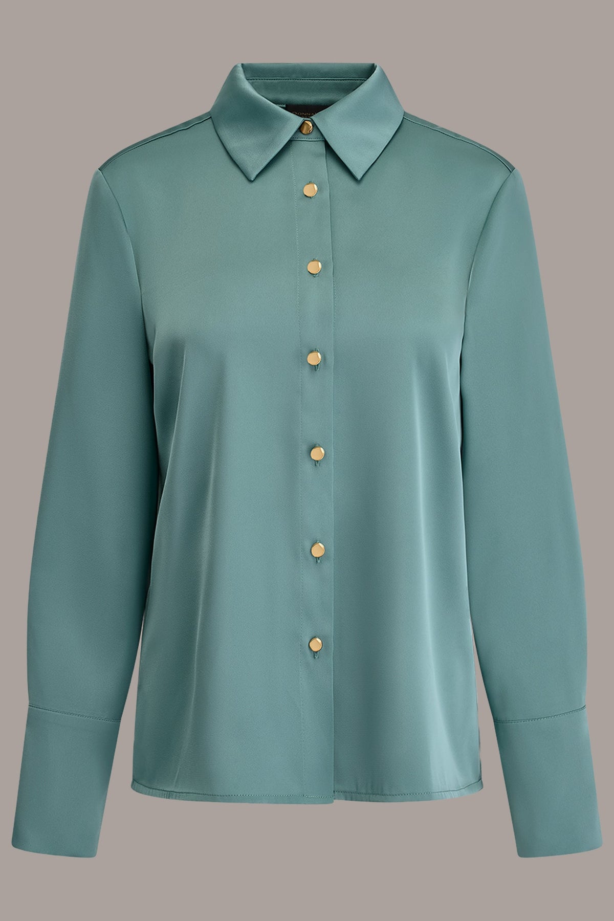 SATIN BLOUSE - Waterlily