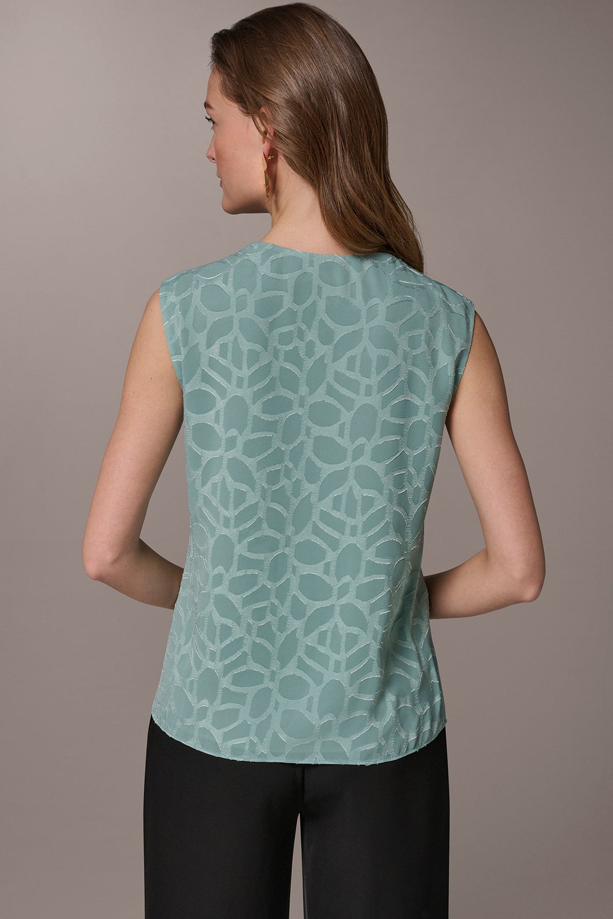 JACQUARD BLOUSE - Waterlily