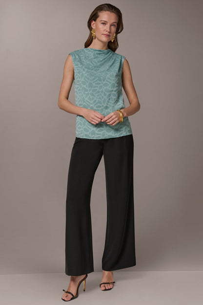 JACQUARD BLOUSE - Waterlily