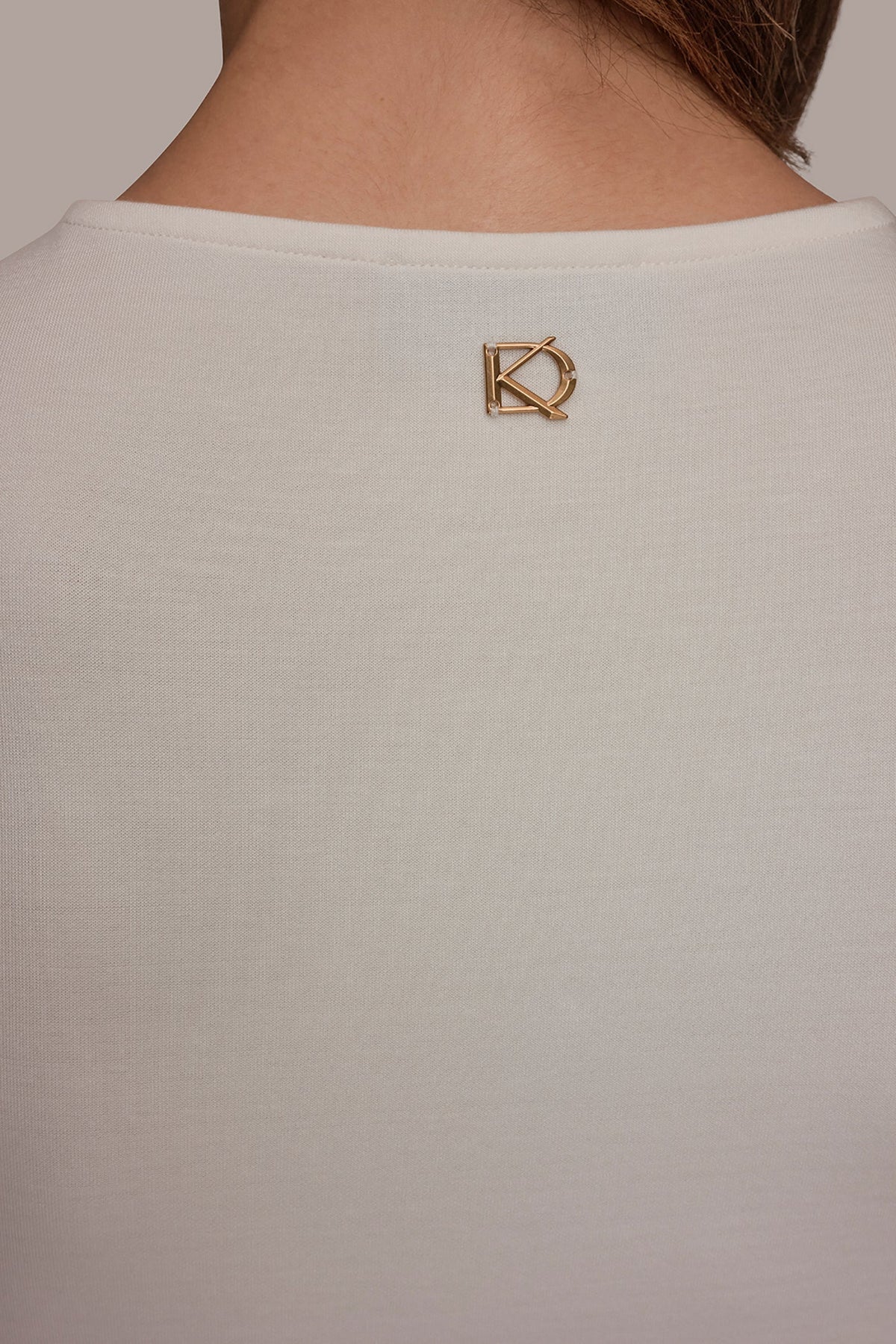 ASYMMETRIC HEM BLOUSE - Cream