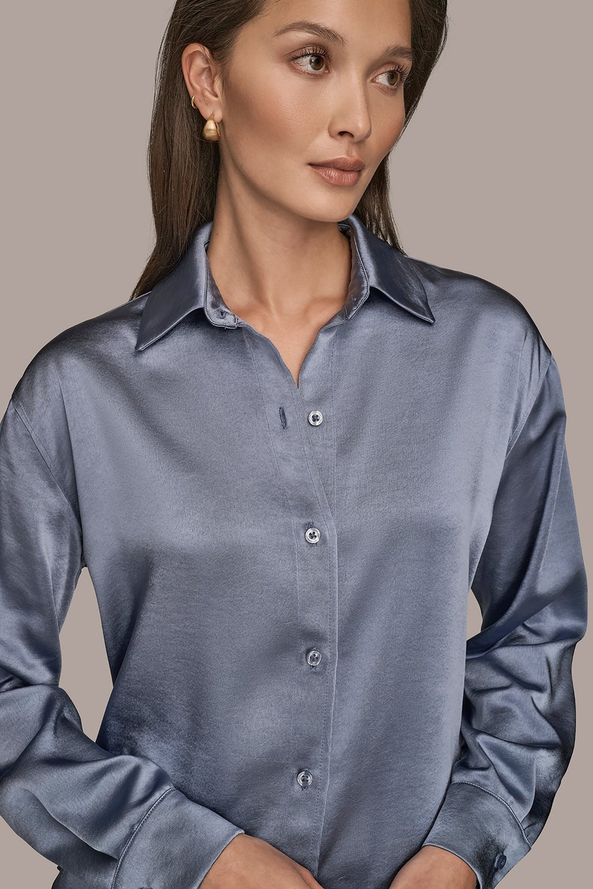 SATIN SHIRT - Tempest
