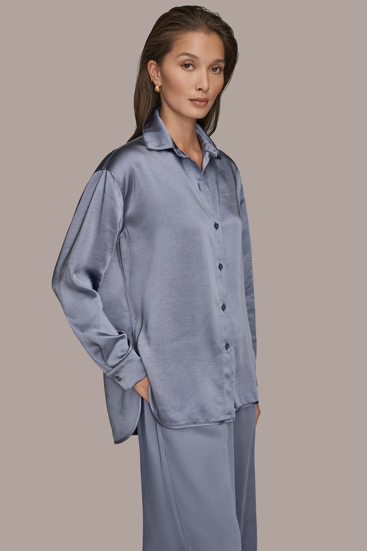 SATIN SHIRT - Tempest