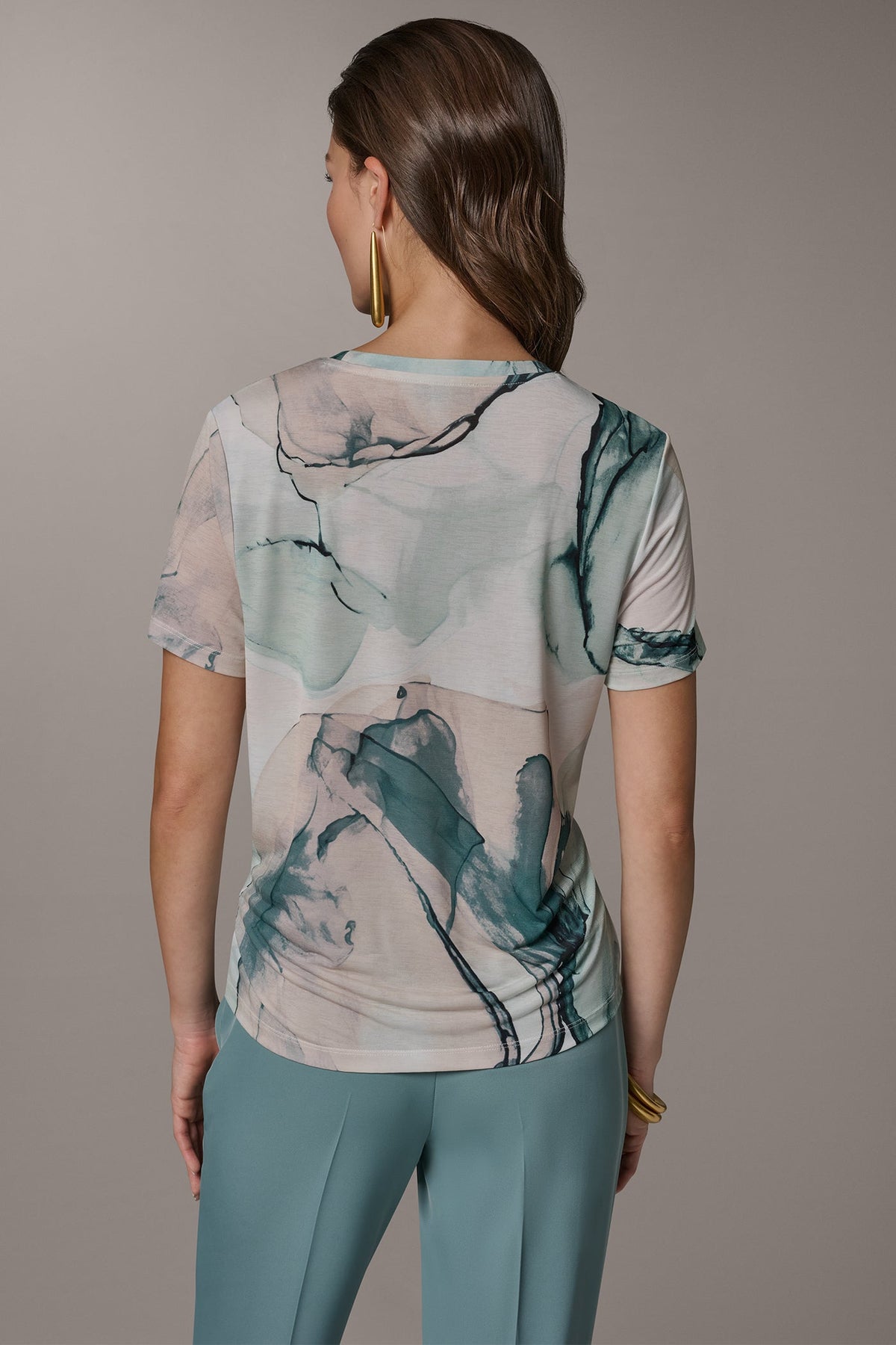 SHORT-SLEEVE FLORAL SHIRT - Skylight Multi
