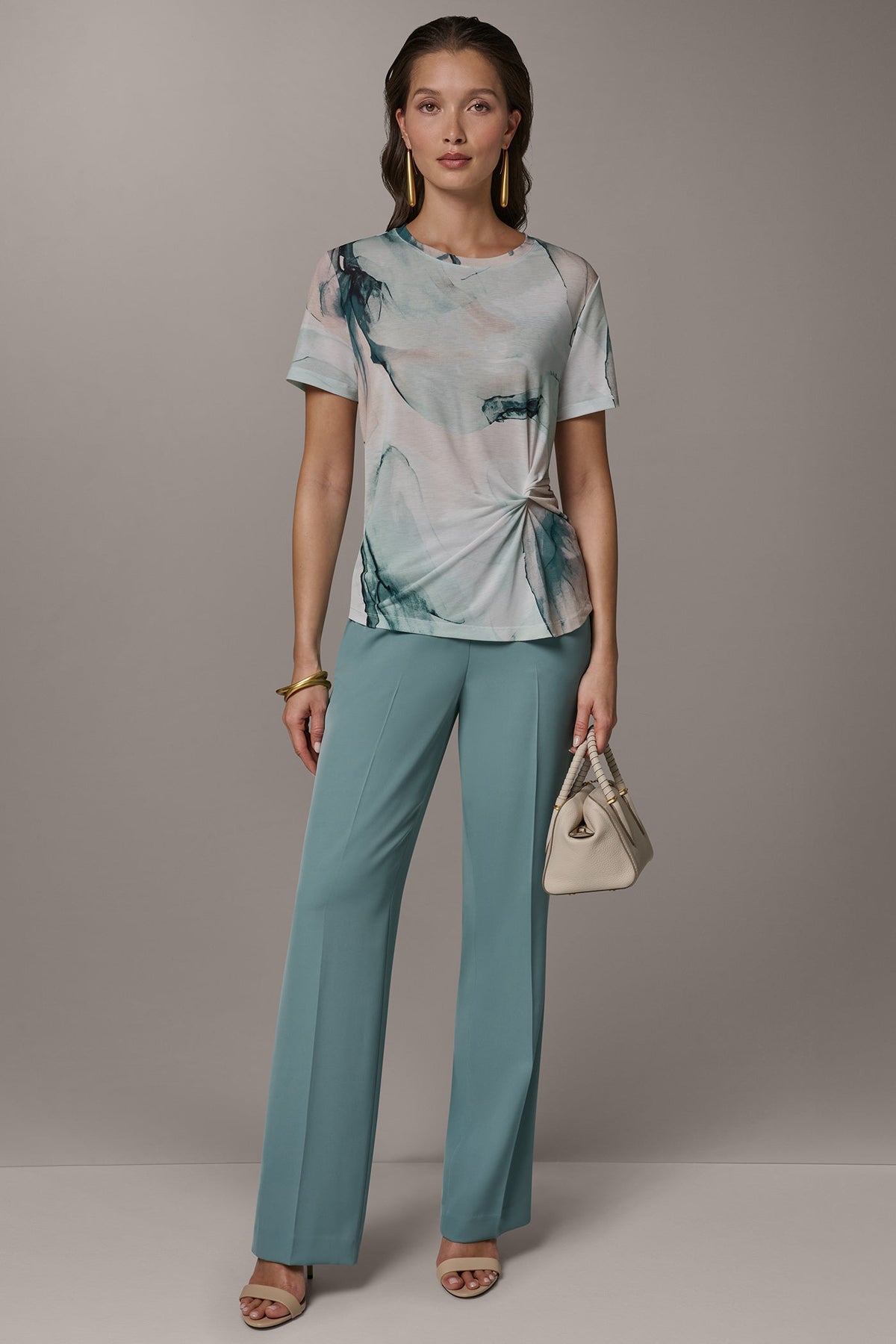 SHORT-SLEEVE FLORAL SHIRT - Skylight Multi